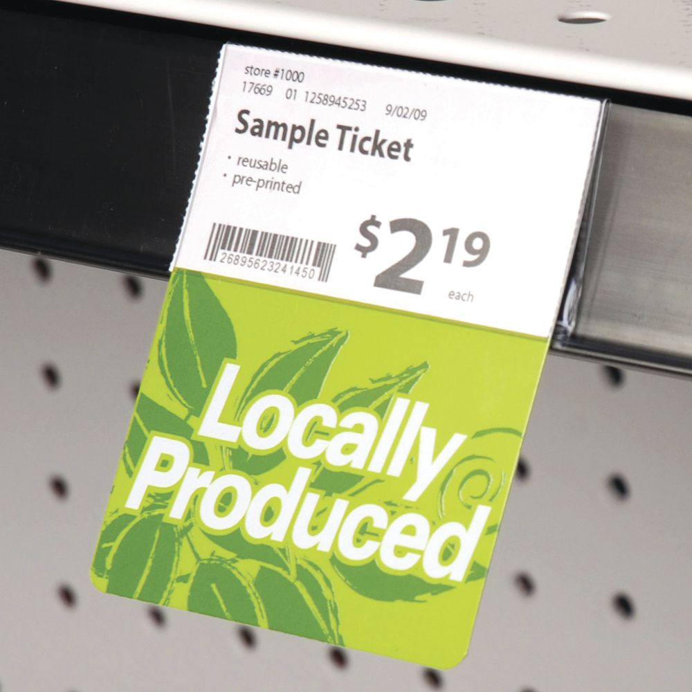 Locally Produced Shelf Talkers 3"H x 2 1/2"L