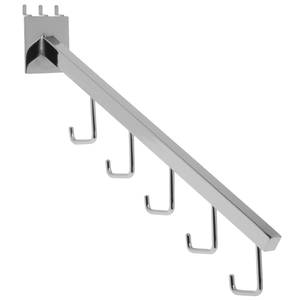2 X  Peg Board Hooks Board Slat l Display Store Shelving Length 300mm Dia 5mm 