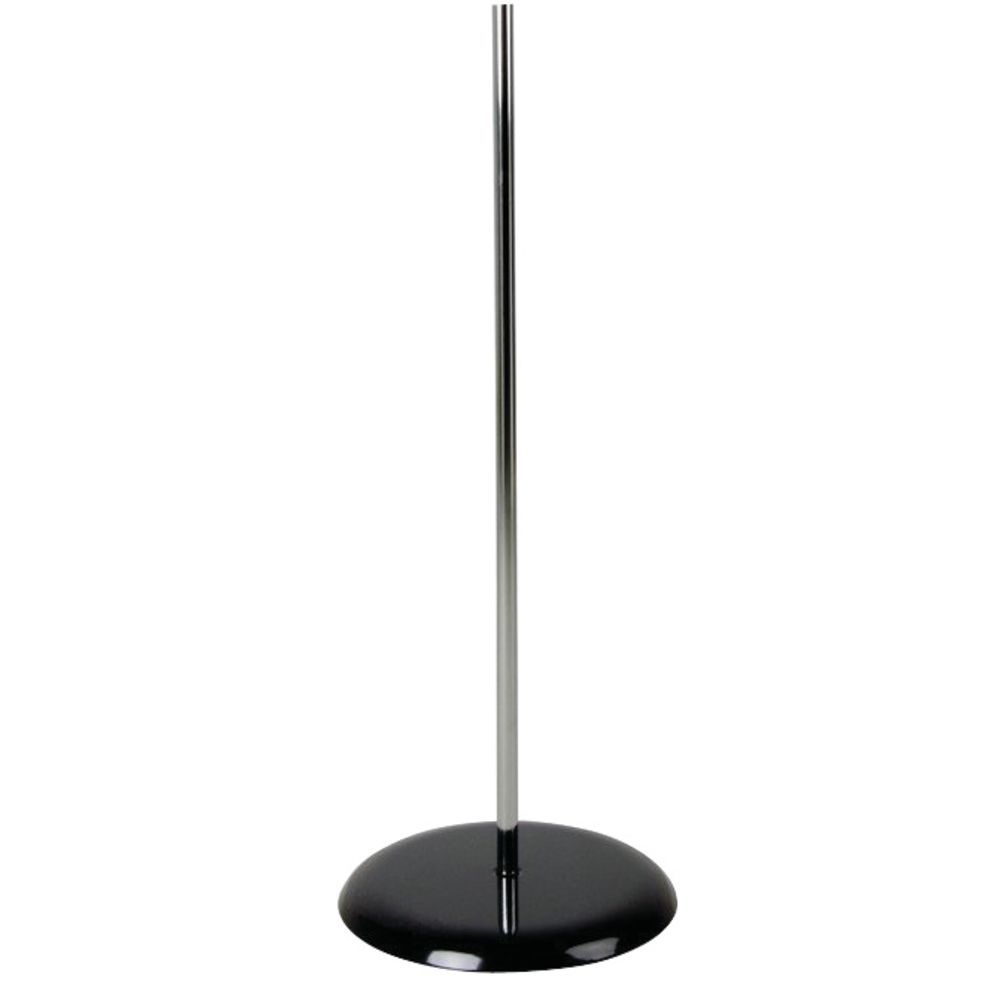Silver Curved Floor Stand Sign Holder, 8 1/2 x 11