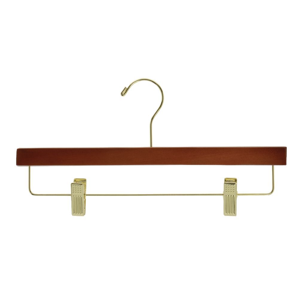 Skirt Hanger with Metal Clasps