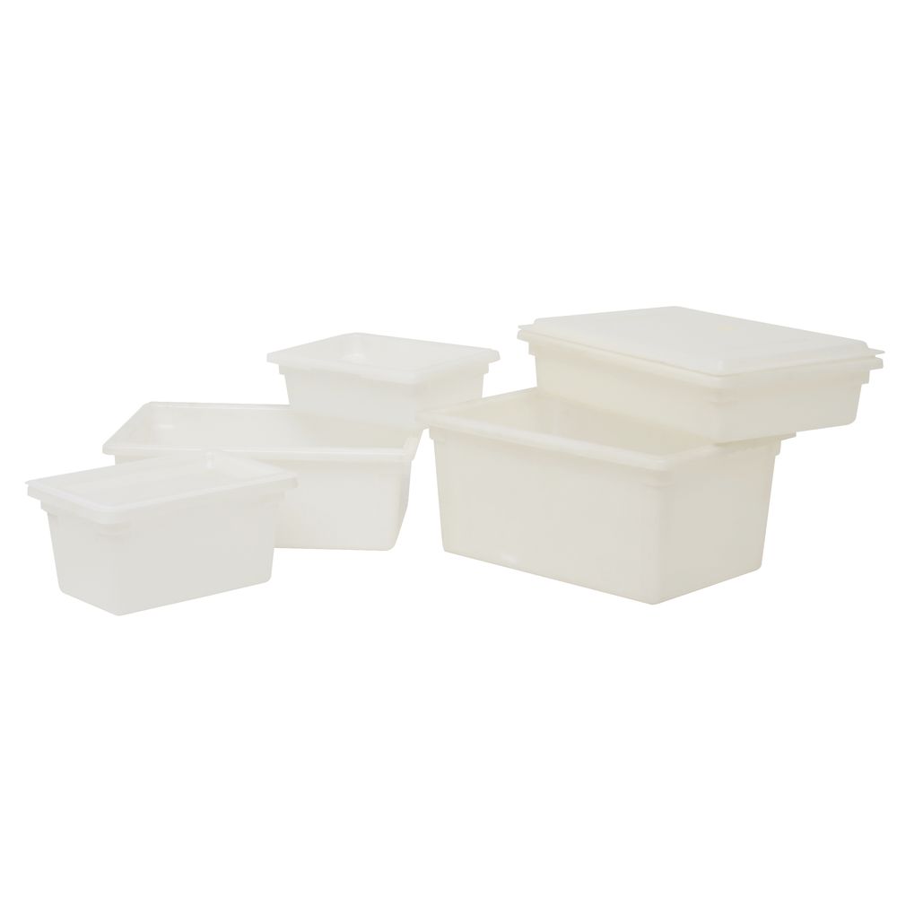 FOOD BOX, 3GALLON/13L, TRANSLUCENT WHITE