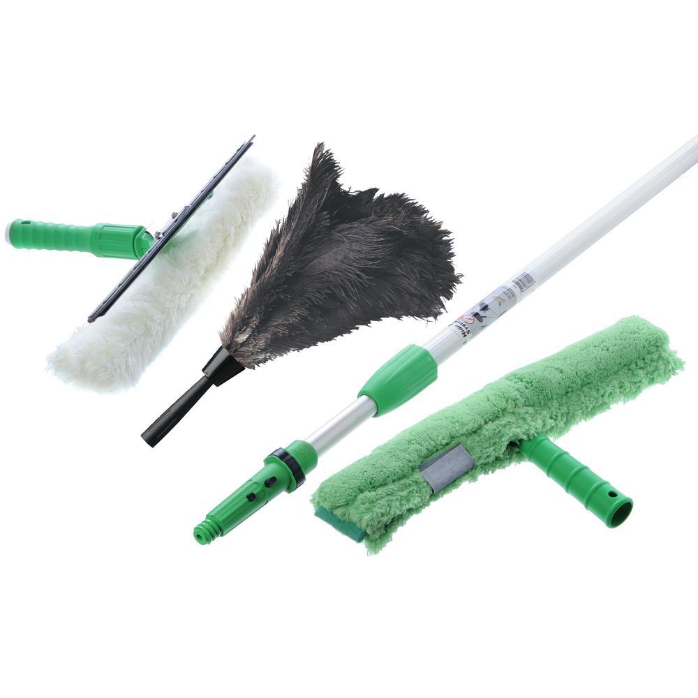Window Squeegee can be used with our Telescoping Pole for High Access Jobs