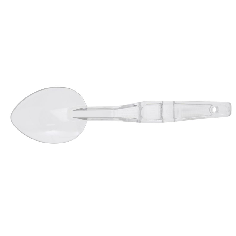 SPOON, SERVING, 11", SOLID, CLEAR