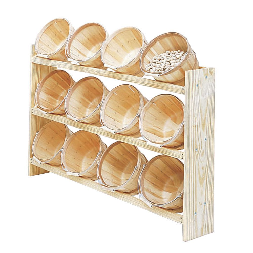 Single Synthetic Basket Display Rack