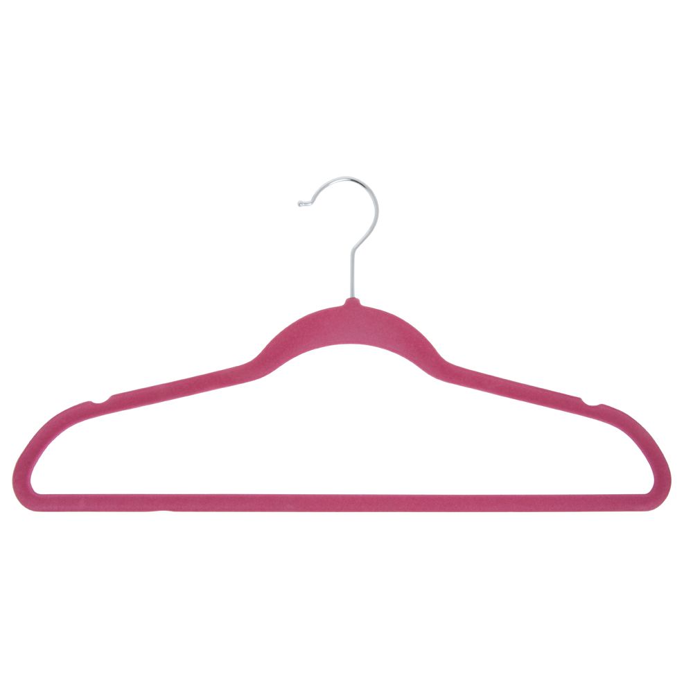 Velvet Suit Hangers, Pink