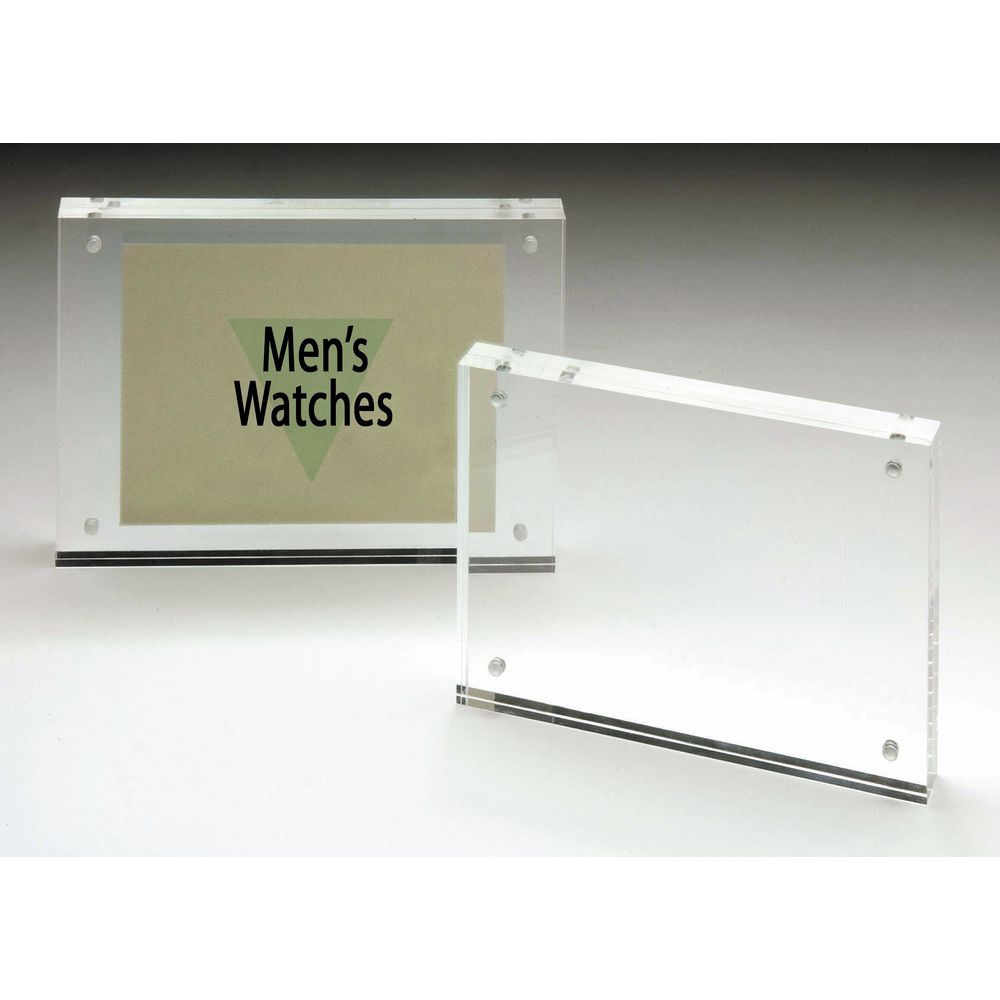  Premium Clear Acrylic Sign Holders