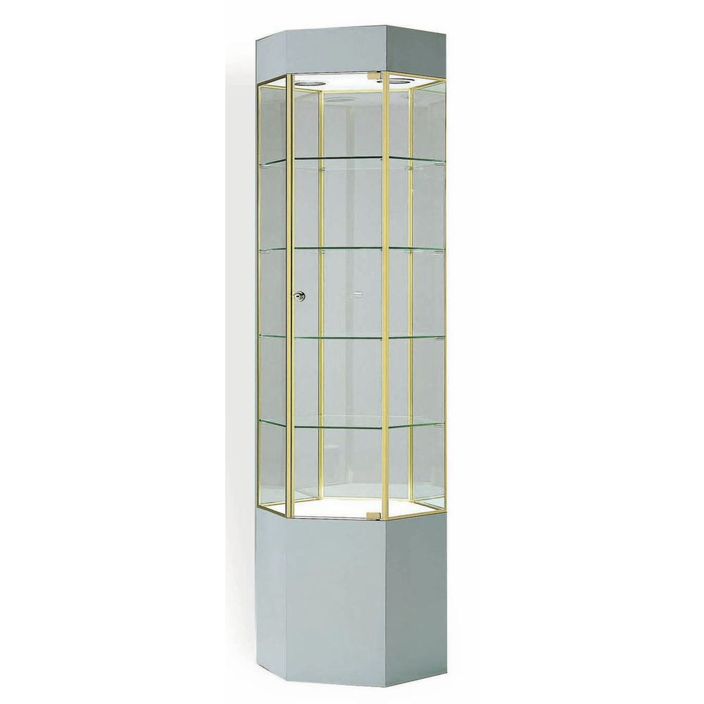 60 x 18 x 54 Retail Glass Display Cases, Hardboard