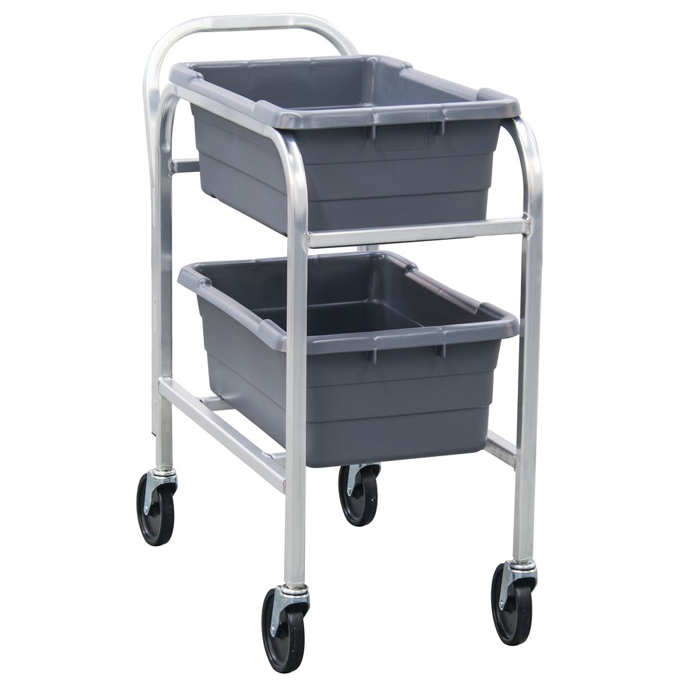NewAge Rolling Cart 2 Lug 33"L x 16 3/4"W x 36 1/2"H Aluminum With Handle 