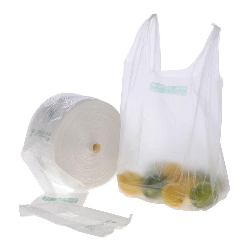 Clear Plastic Produce Bags with Handles