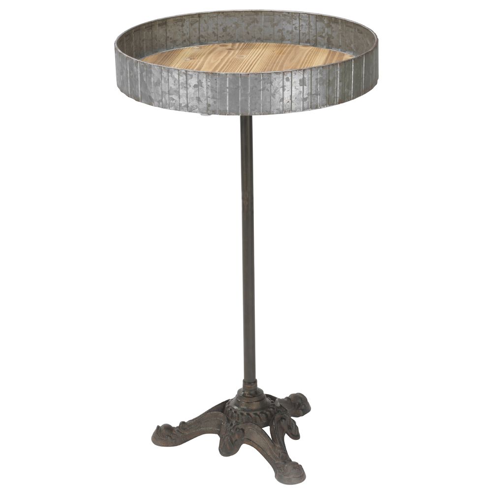 Spindle Leg Wood Table 41"W