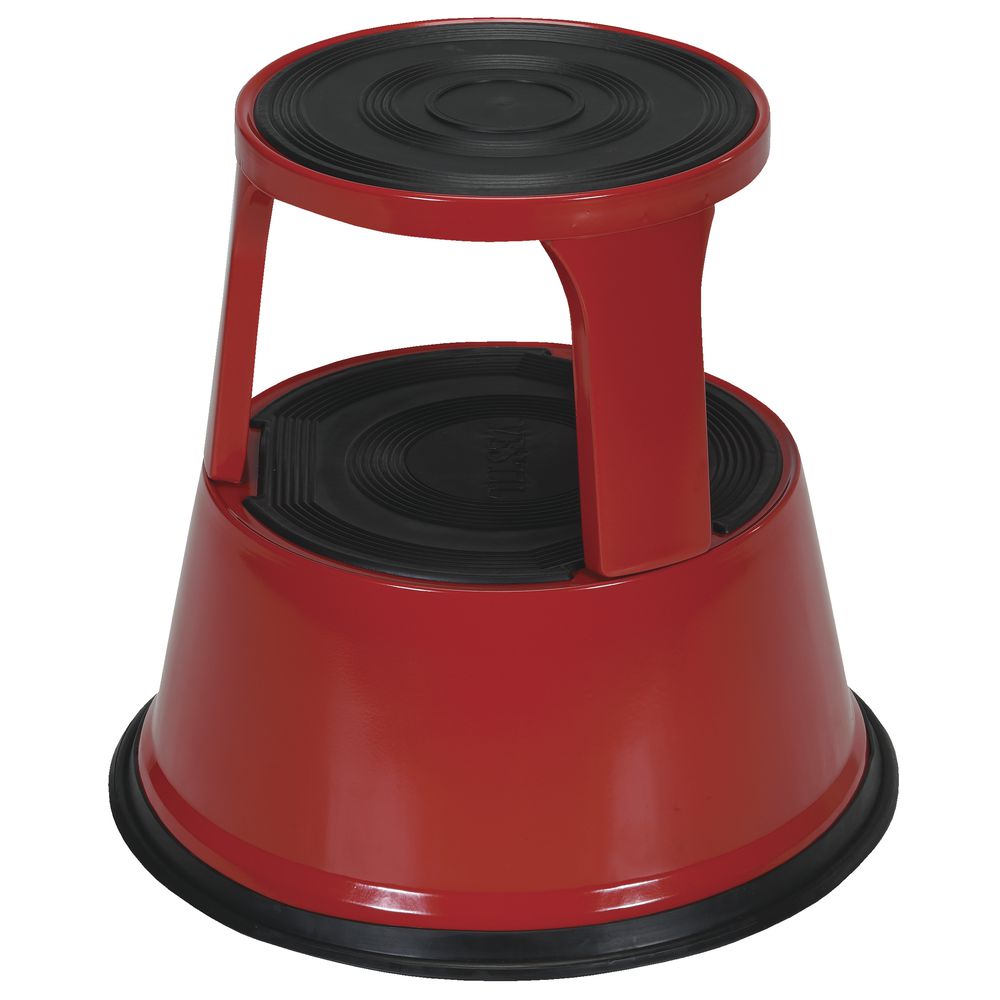  Red Rolling Step Stool