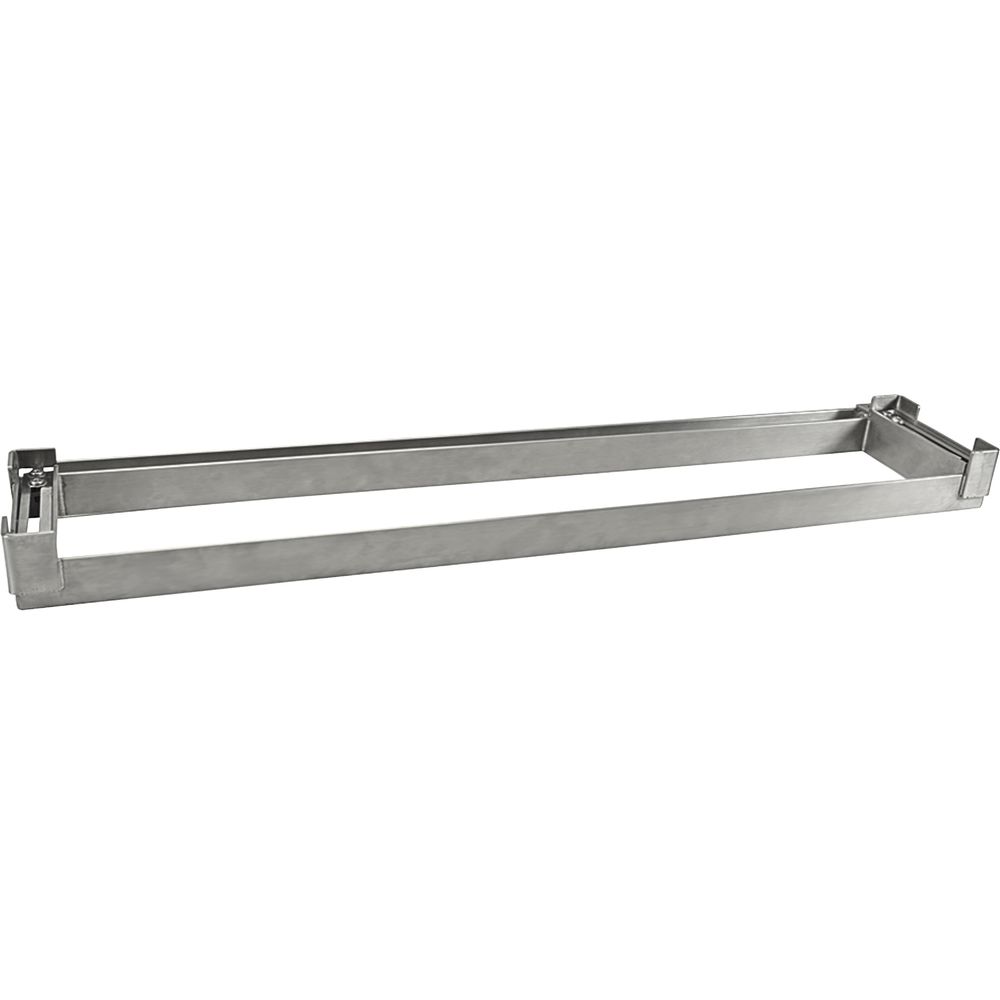 11L x 7H HUBERT Sign Frame with Non-Adjustable Flat Stem Chrome-Plated Steel Horizontal 
