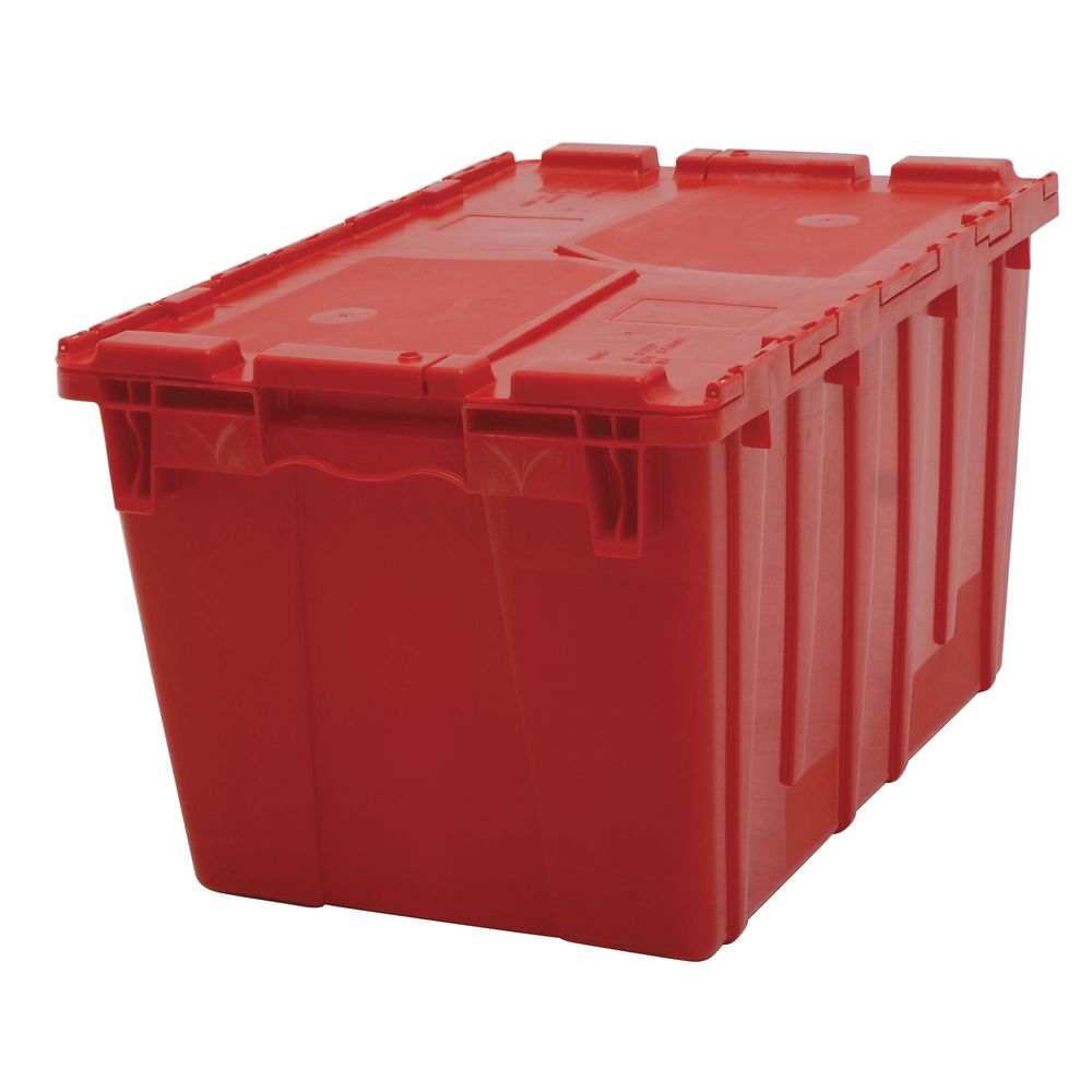 TOTE, ATTACH.LID, 22 X 15 X 13, RED