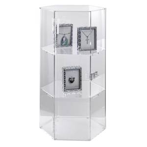 Acrylic Lucite Countertop Display ShowCase  Cabinet 12" x 6" x 16"h 2 shelves 