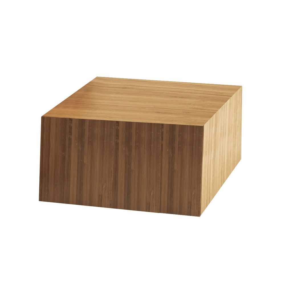 Cal-Mil Bamboo Risers 12"L x 12"W x 6"H|Bamboo Risers for Countertop Displays
