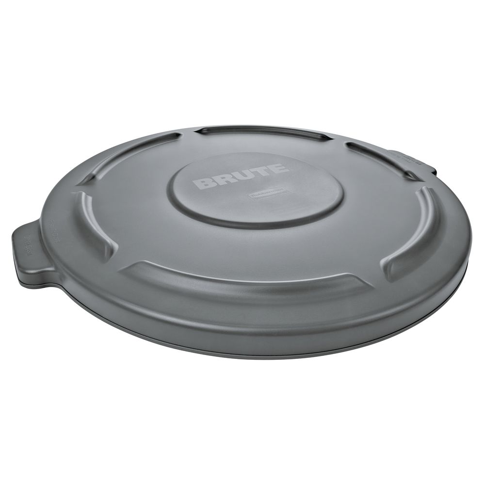 Flat Trash Can Lid for 32 Gallon Rubbermaid® Brute®, Gray