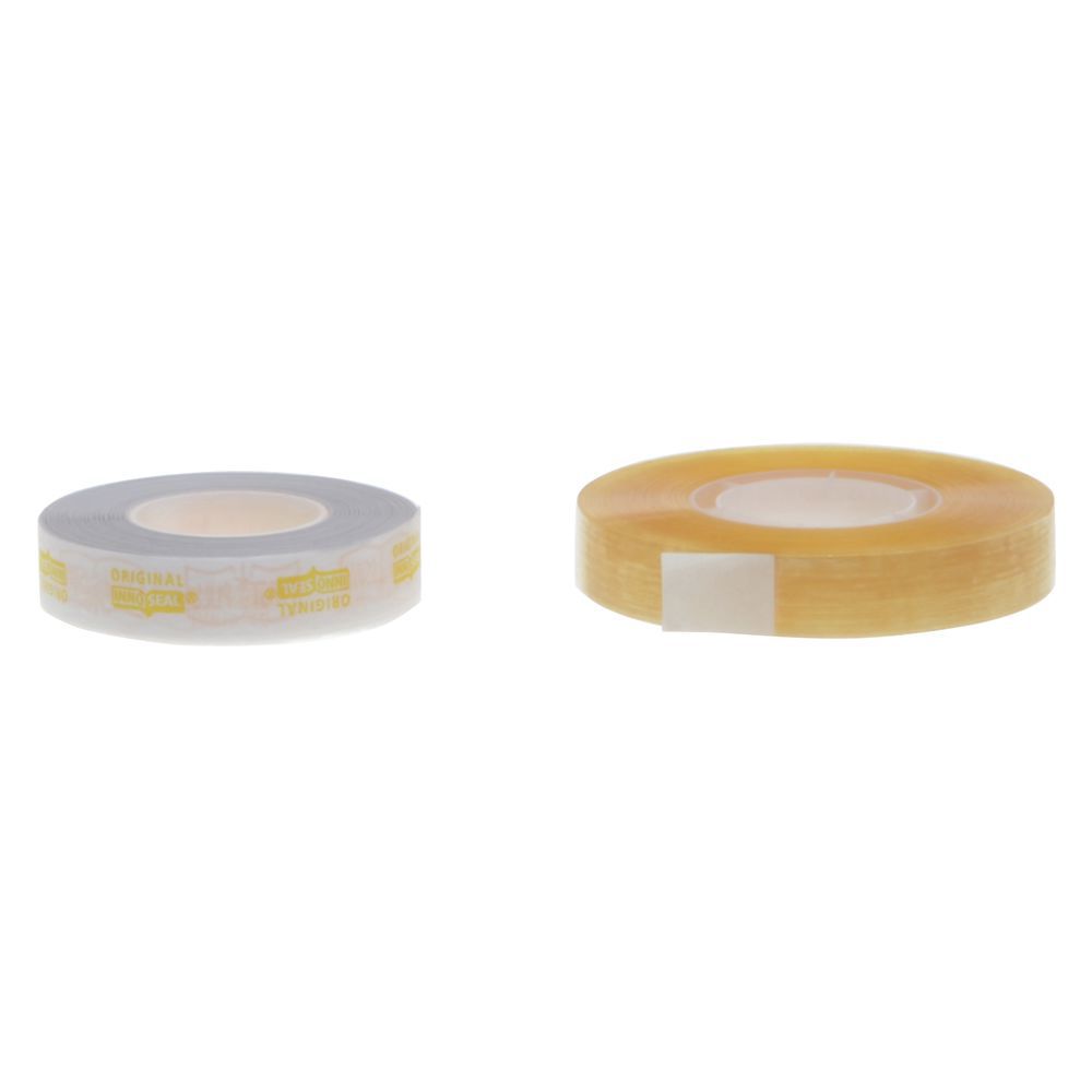 Tamper Evident Poly Tape Clear With Yellow Paper