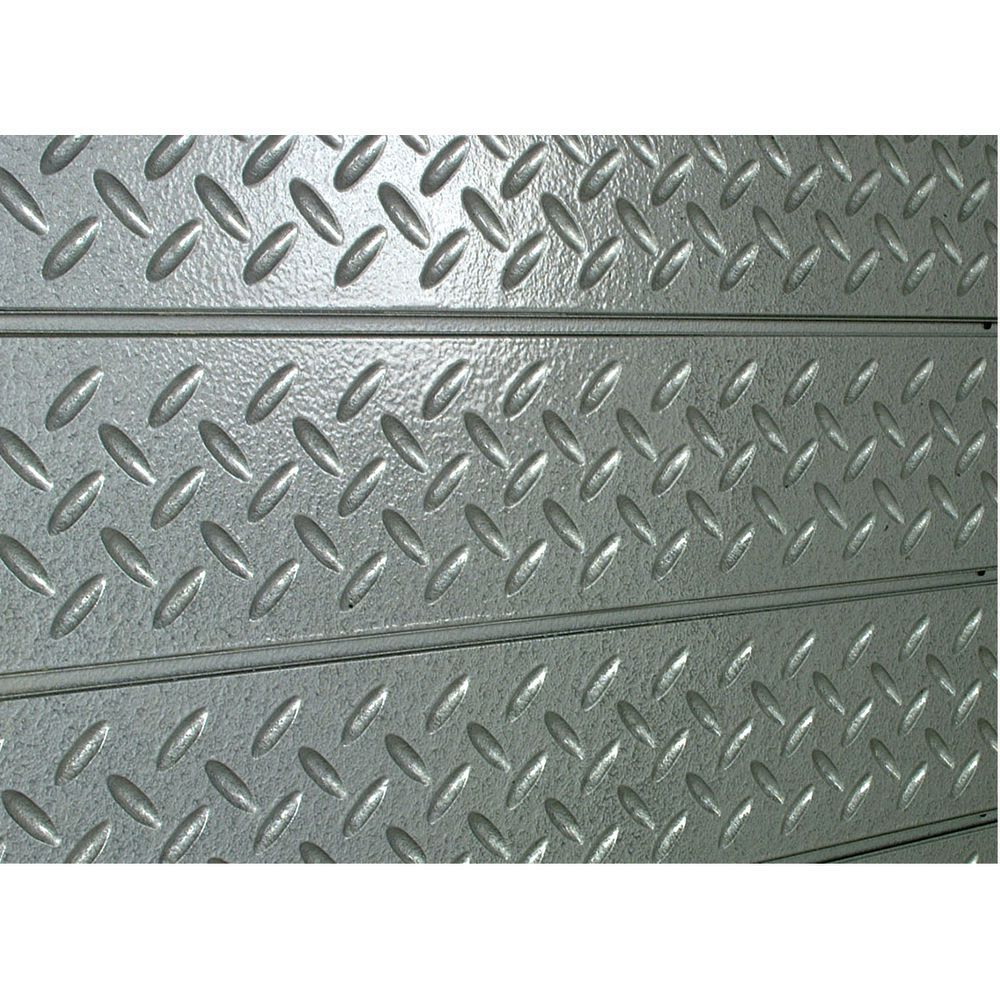 PVC Slatwall Easy Panels, Gray